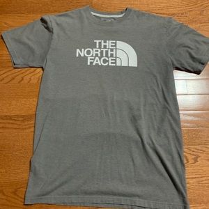 Grey North Face t shirt